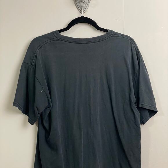 Y2K Vintage Gildan L short sleeve T-shirt eye skull Grateful Dead band tee black - Picture 8 of 11